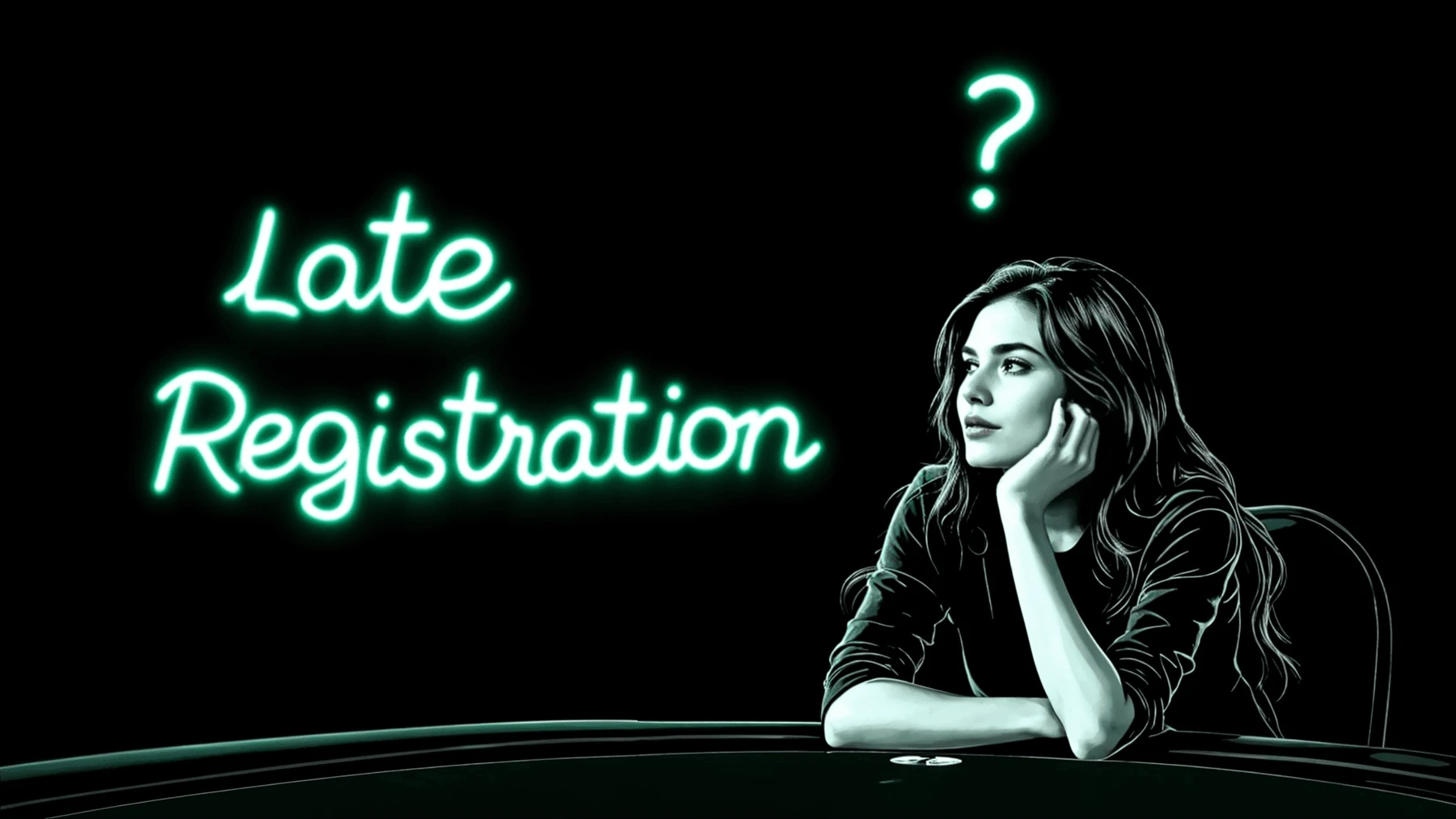 Late registration for a poker tournament - pros and cons for professionals and amateurs