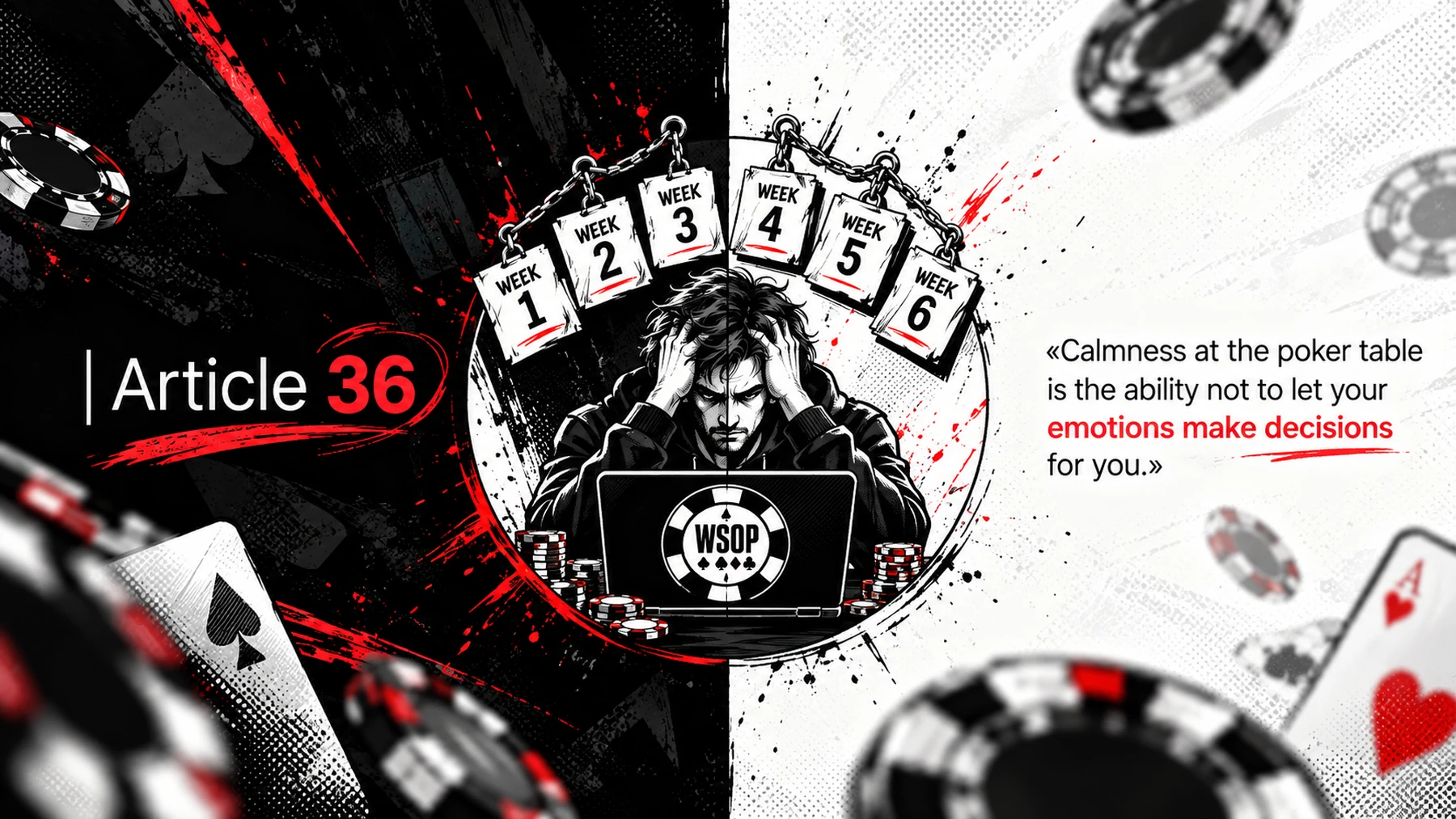 Seis semanas sob pressão: a psicologia de uma longa série online da WSOP (psicologia pessoal)