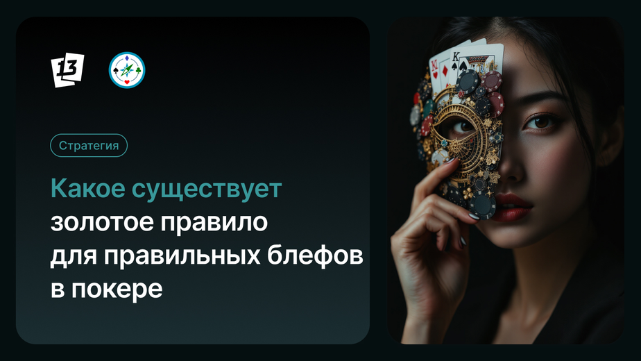 Яке існує золоте правило для правильних блефів у покері